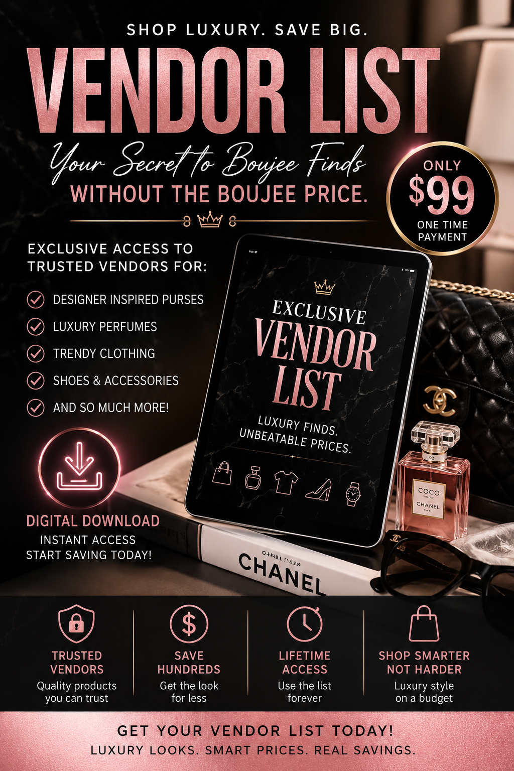 Boujee "get access" list